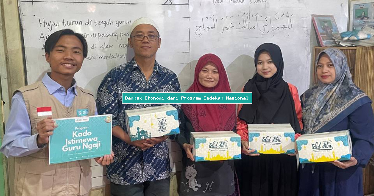 Dampak Ekonomi dari Program Sedekah Nasional